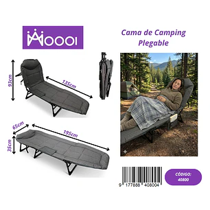 Silla Cama Plegable de Camping Precio publicado al por mayor 3 unidades del mismo