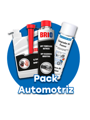 Pack Automotriz Jabon - Aditivo - Limpia Frenos