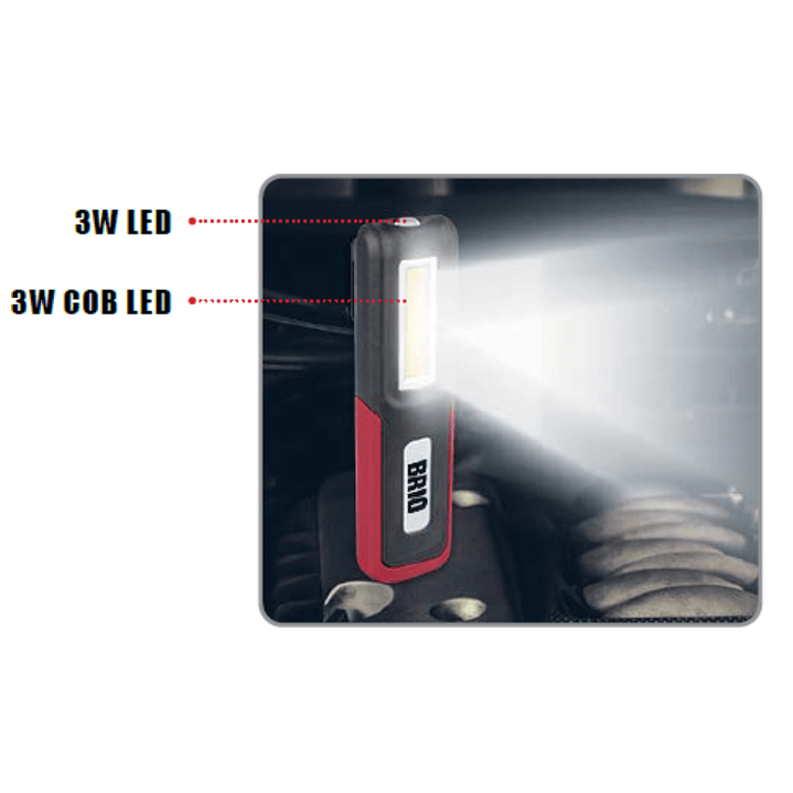 Linterna Led Recargable 420 Lúmenes Imantada 5