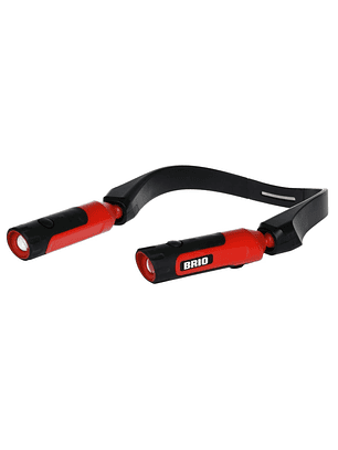 Linterna Led Para Cabeza y Cuello 2 Focos 150 Lúmenes Recarcable