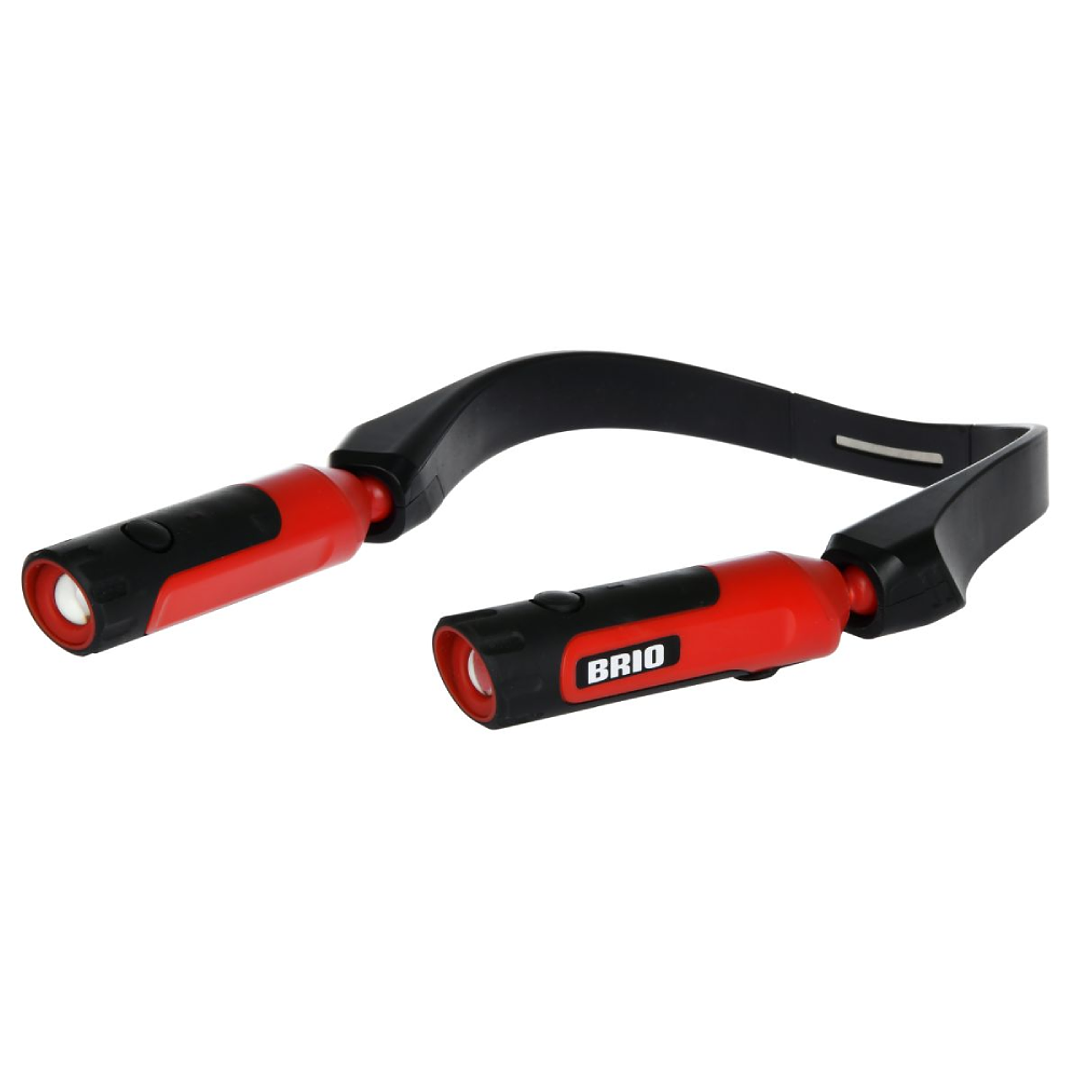 Linterna Led Para Cabeza y Cuello 2 Focos 150 Lúmenes Recarcable 1