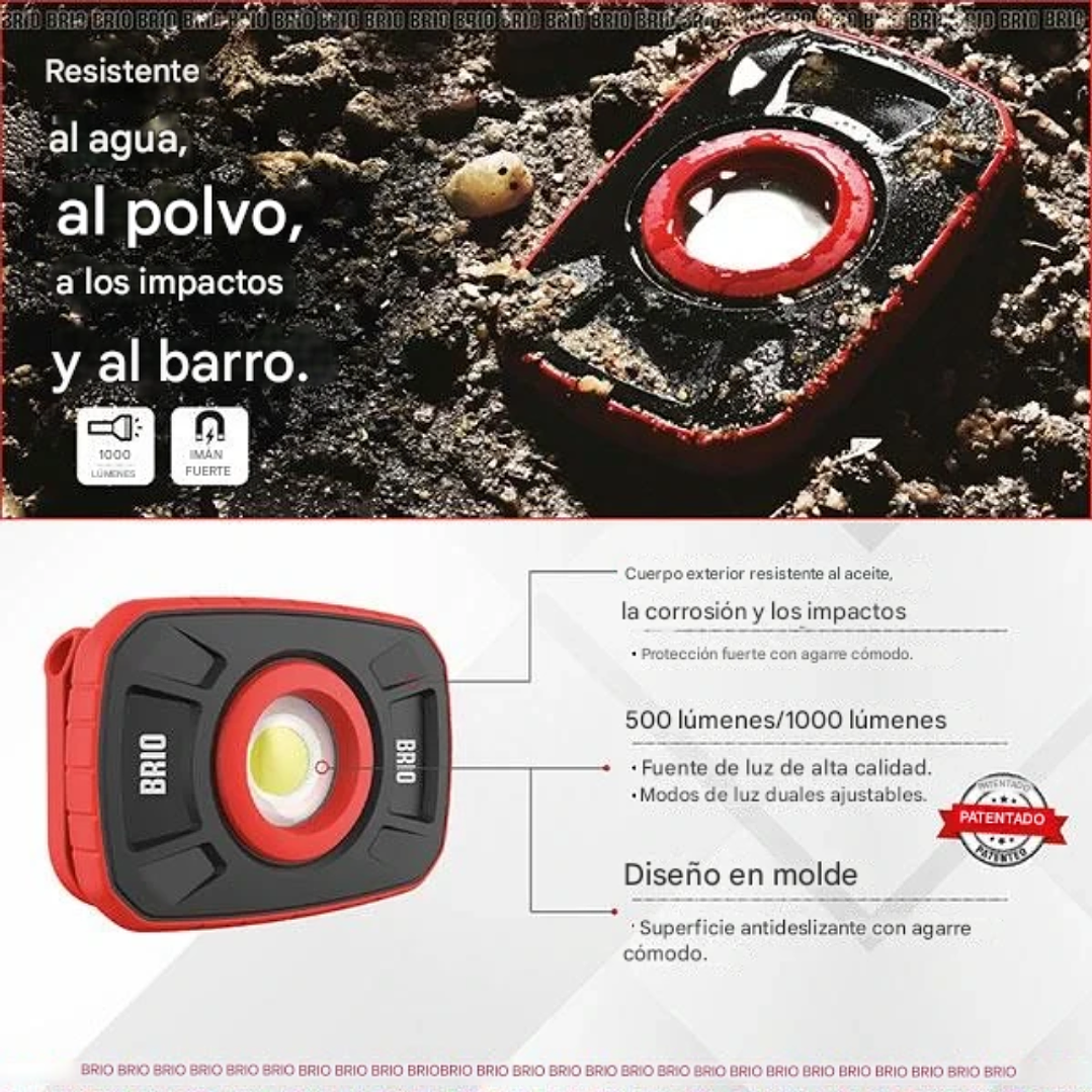 Linterna Led 1000 Lúmenes Resistente Impactos y Agua 3
