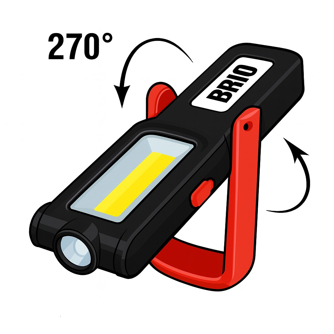 Linterna Led Recargable 420 Lúmenes Imantada 3