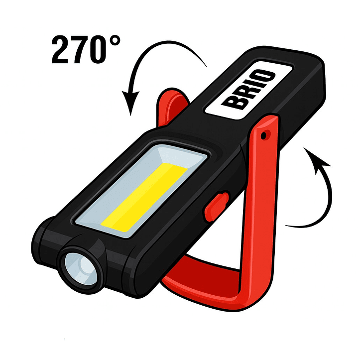 Linterna Led Recargable 420 Lúmenes Imantada 3