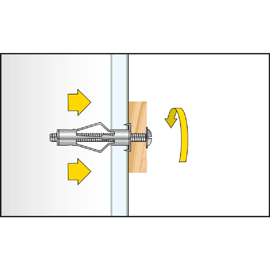 Anclaje Metalico Para Placa Yeso M5-16 Cja 50 Un 7