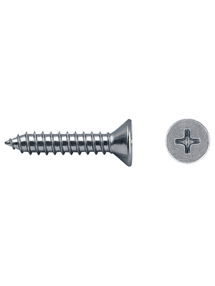 Tornillo Rosca Chapa 3,5x13mm Cabeza Avellanada Cja 500 Un