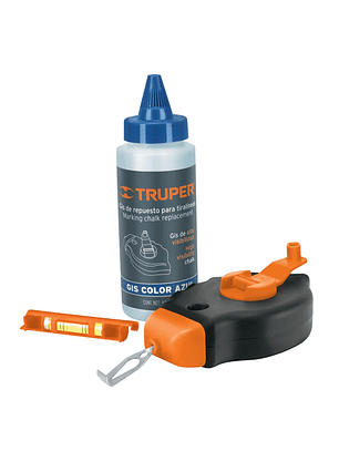 Tiza Lineas Plastico 30 Mts Con Gis Y Nivel TL-50