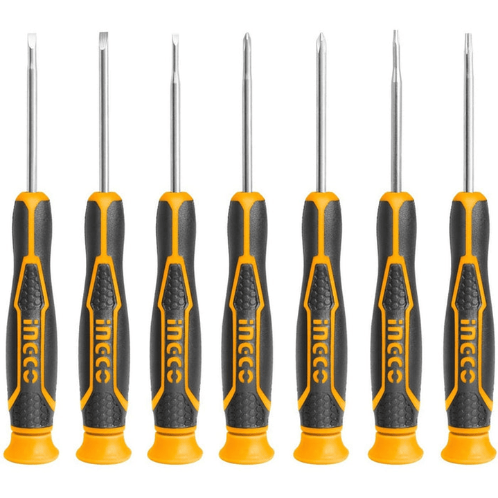 Set De Destornilladores Precisión Joyero 7 Pzs Hksd0718 1