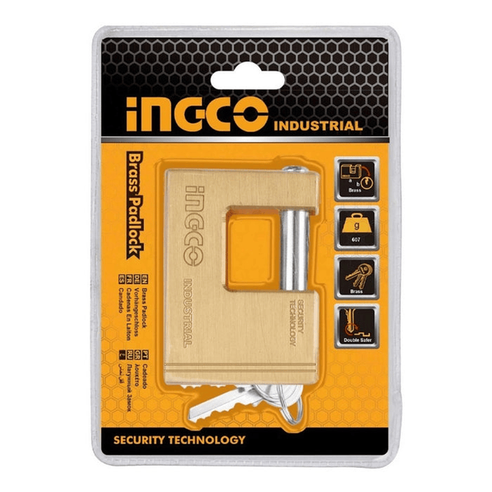 Candado Antipalanca De Bronce 70 mm C/3 Llaves DBBPL0702 2