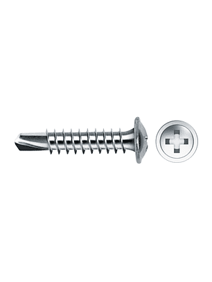 Tornillo Punta Broca 4,2x13mm Cabeza Arandela Cja 500 Un