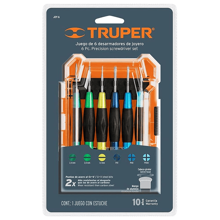 Set Destornilladores Joyero Precisión 6 Pzs 2