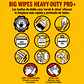 Big Wipes Heavy Duty 80 Toallas Limpia Manos Industrial NSF - thumbnail 3