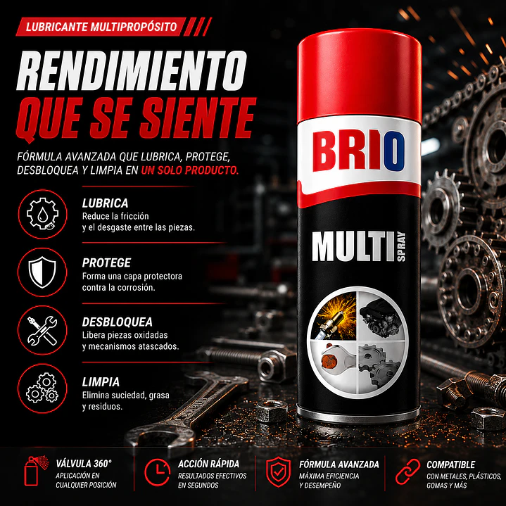 Spray Lubricante y Desoxidante Multiproposito 400 Ml 6