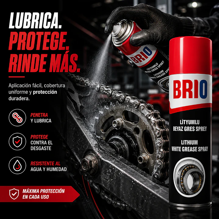 Spray Grasa Blanca De Litio 400 Ml 3