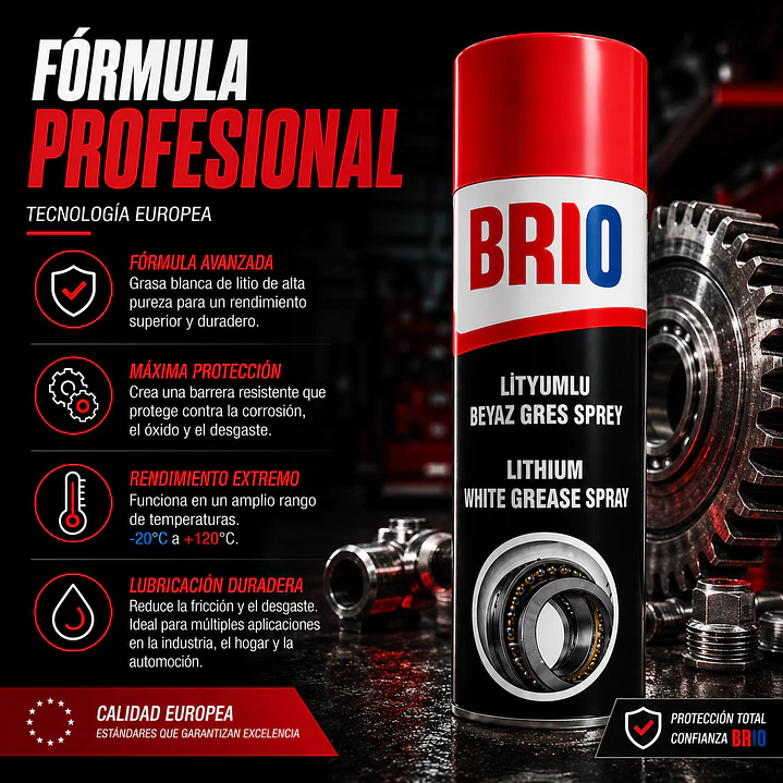 Spray Grasa Blanca De Litio 400 Ml 5