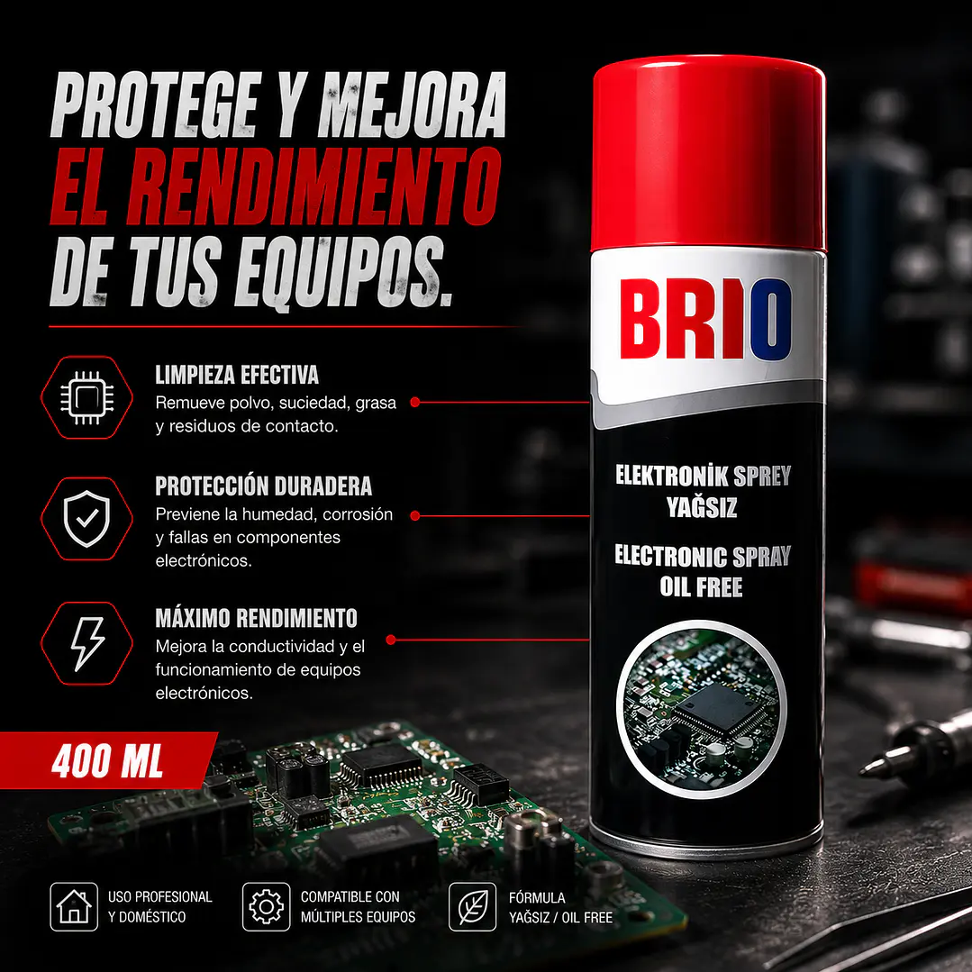 Spray Limpia y Protege Contactos Electricos 400 Ml 4