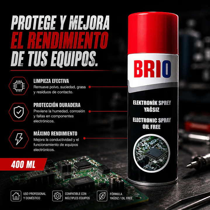 Spray Limpia y Protege Contactos Electricos 400 Ml 4