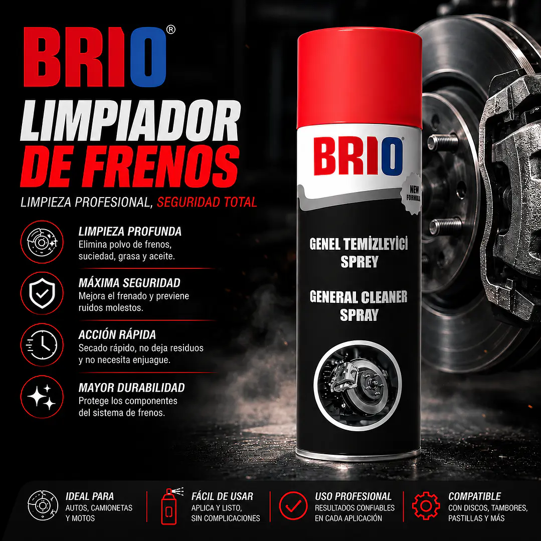 Spray Limpiador De Frenos 500 Ml 2
