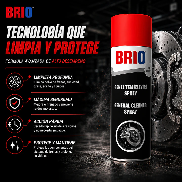 Spray Limpiador De Frenos 500 Ml 4