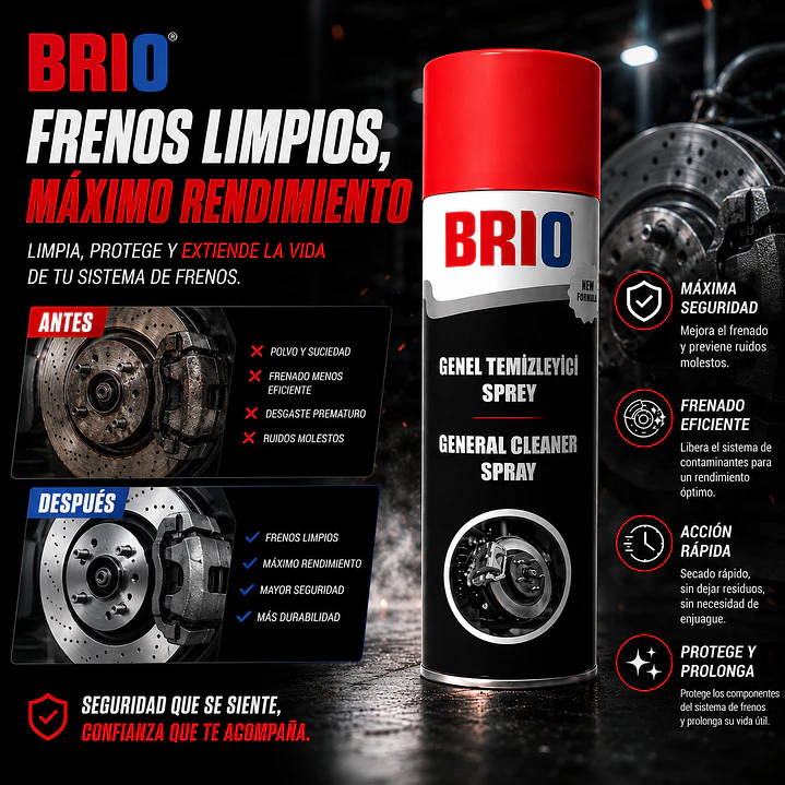 Spray Limpiador De Frenos 500 Ml 5