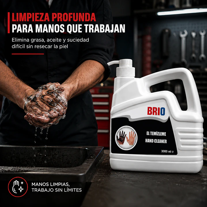 Jabon Limpiador De Manos Mecanico Orange 3 Lts 3
