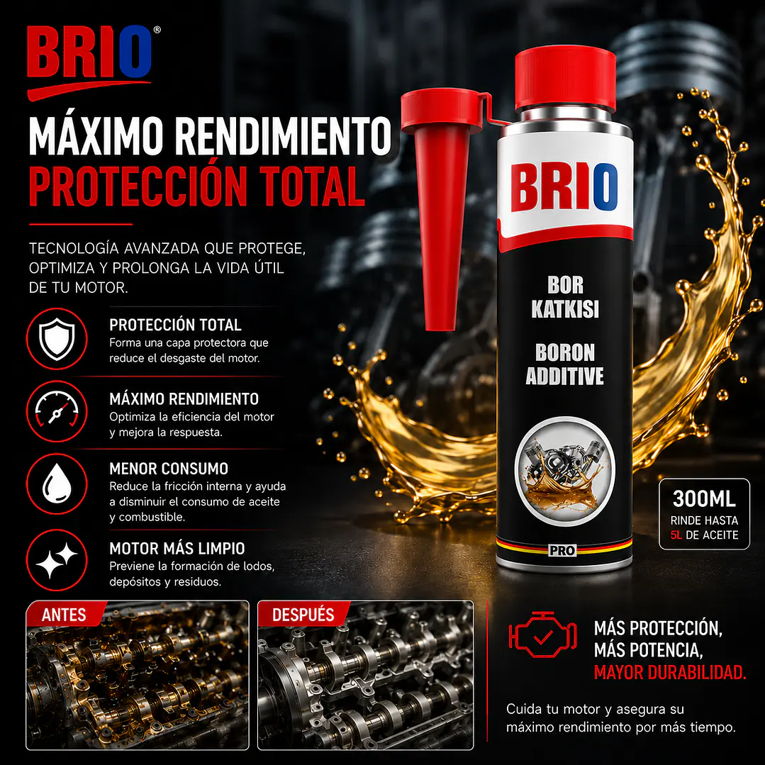Aditivo Antifricción Para Aceite 300 Ml 5