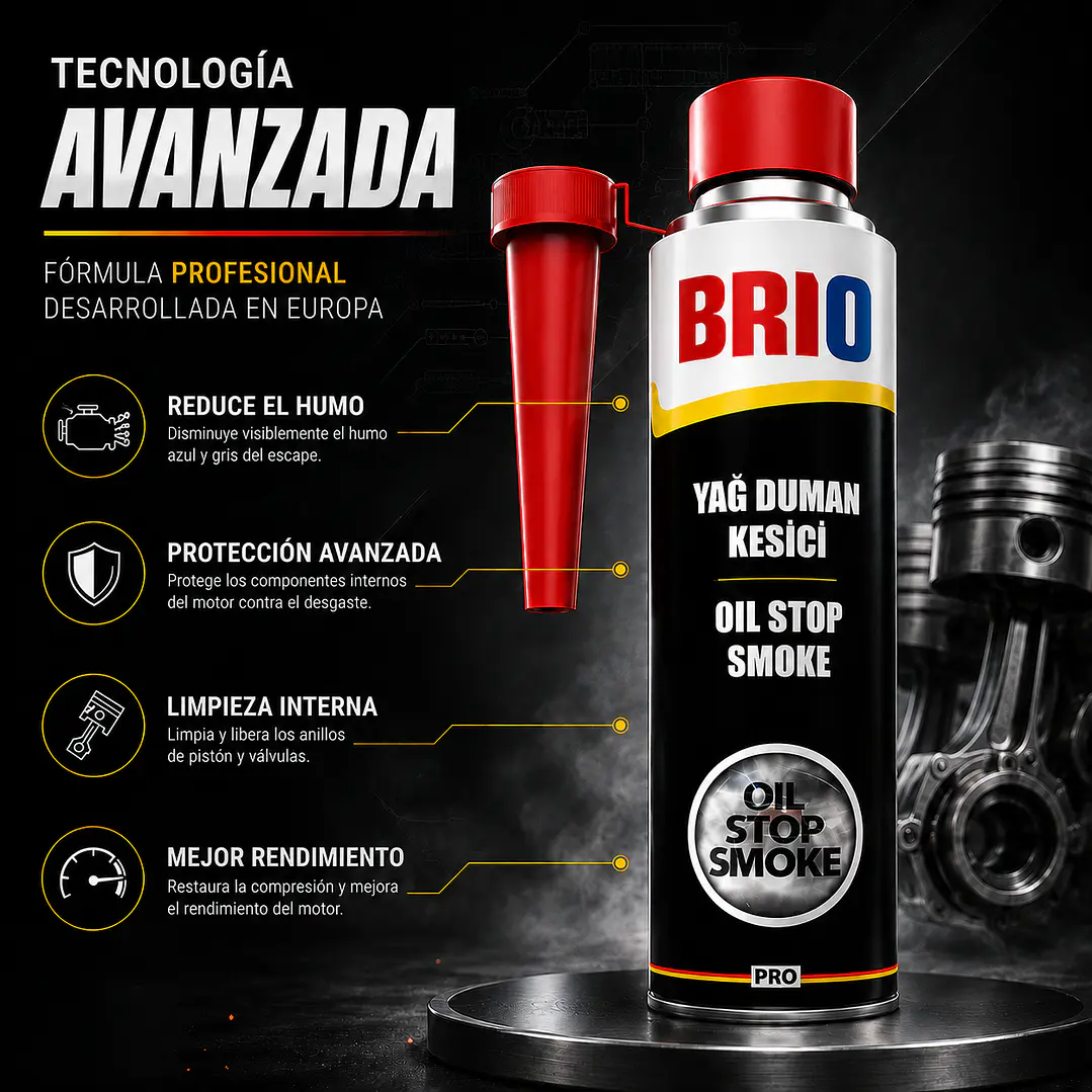 Aditivo Cortador De Humo De Aceite 300 Ml 4