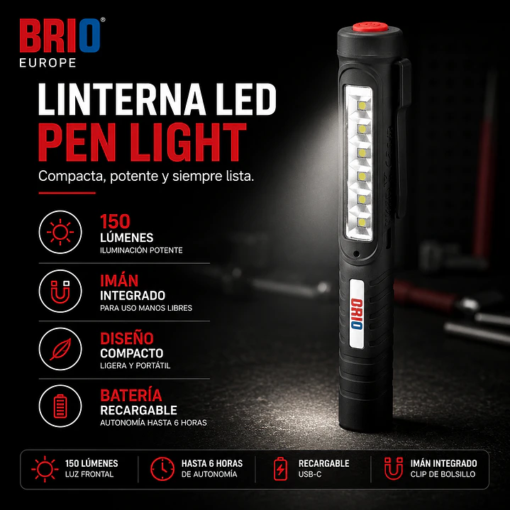 Linterna Led 150 Lúmenes Imantanda Pen Ligth 2