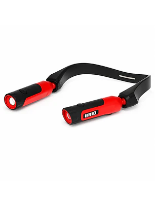 Linterna Led Para Cabeza y Cuello 2 Focos 150 Lúmenes Recargable