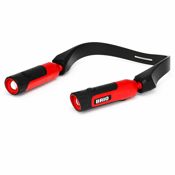 Linterna Led Para Cabeza y Cuello 2 Focos 150 Lúmenes Recargable 1