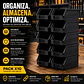 Kit X 10 Cajas Apilables Plásticas 16x 9,5x 7,5 Cms 1PLZ - thumbnail 2