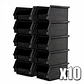 Kit X 10 Cajas Apilables Plásticas 35 x 20 x 14,5 Cms 3A2PL - thumbnail 1