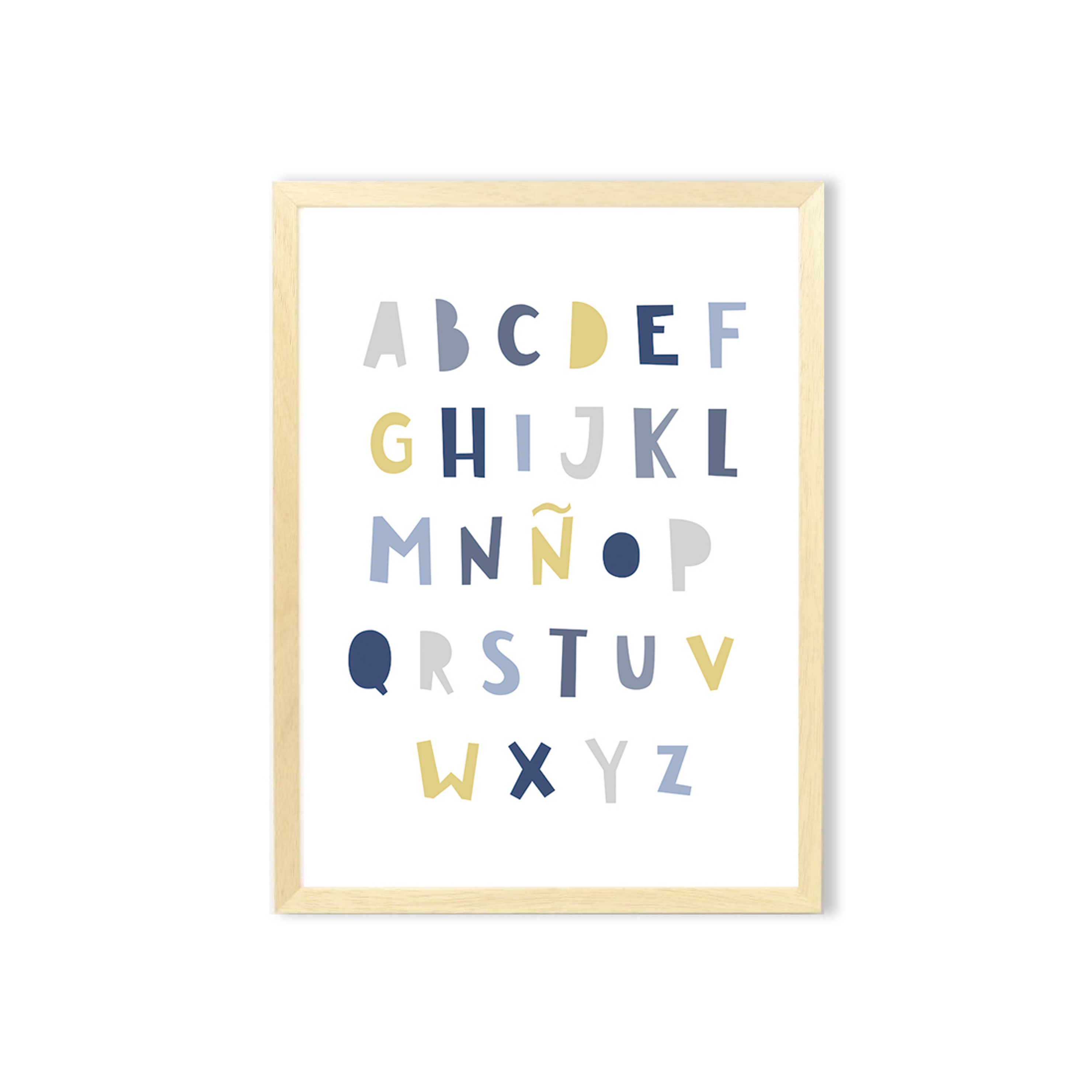 Cuadro ABC aprendizaje / Escoge la medida y el color  2