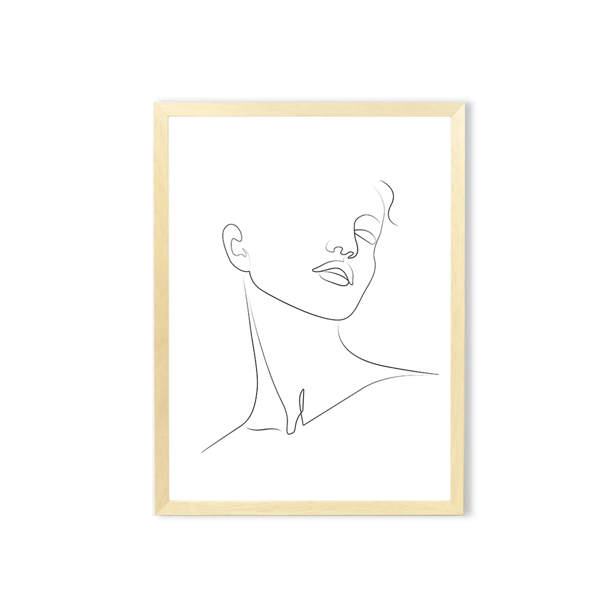 Cuadro silueta mujer / estilo minimalista / Escoge la medida  1