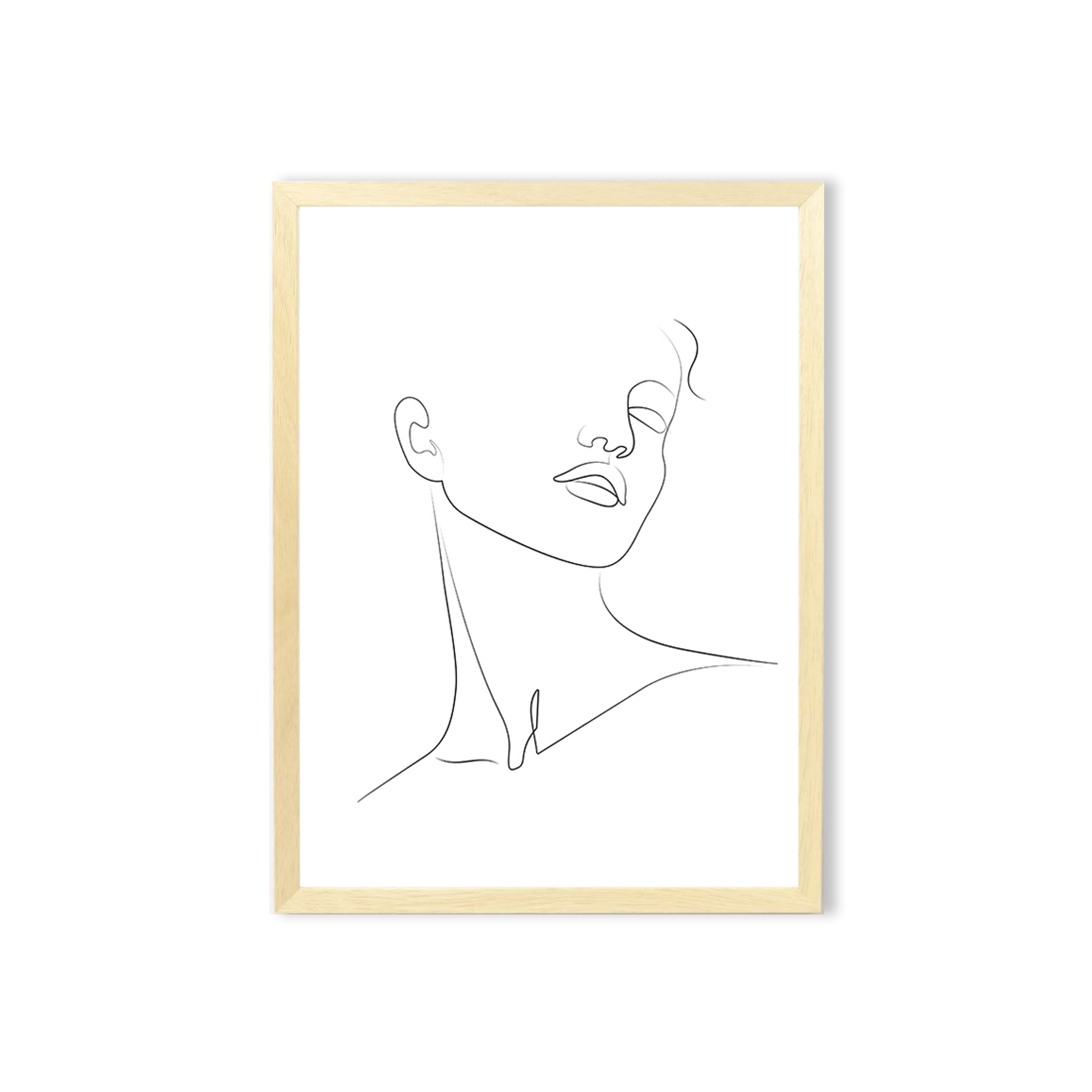 Cuadro silueta mujer / estilo minimalista / Escoge la medida  1