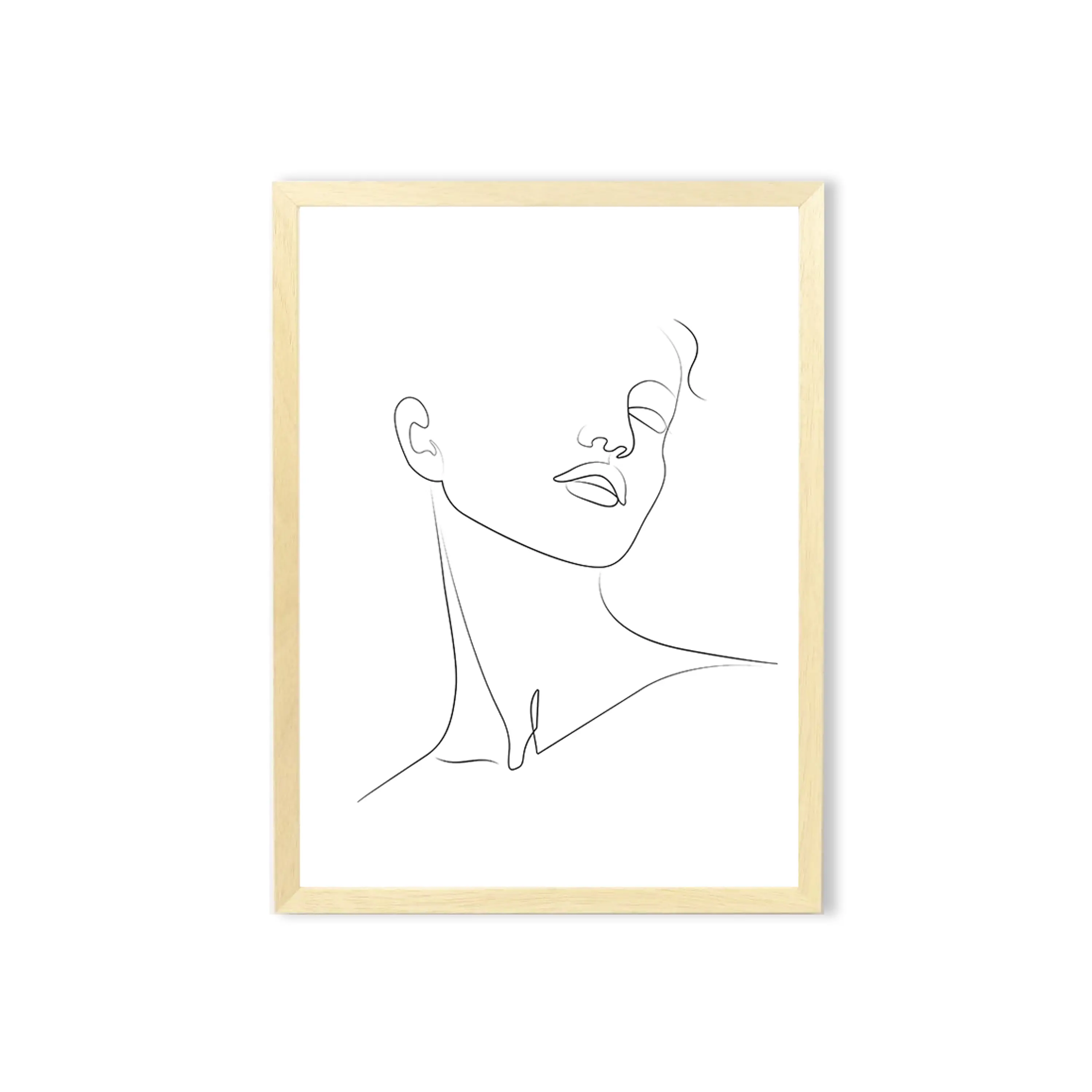 Cuadro silueta mujer / estilo minimalista / Escoge la medida  1