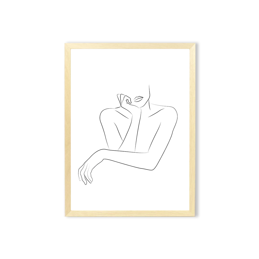 Cuadro siluetas mujer / estilo minimalista