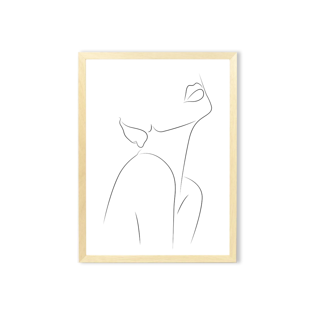 Cuadro silueta mujer / estilo minimalista / Escoge la medida  1