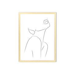 Cuadro silueta mujer / estilo minimalista / Escoge la medida 