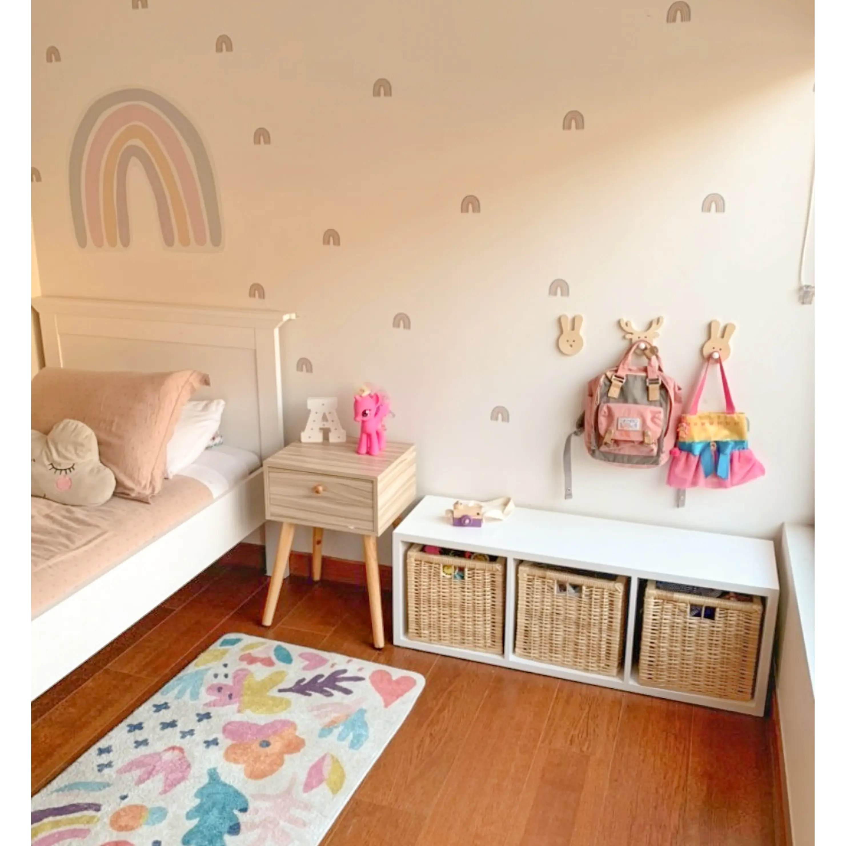 Mueble organizador 3 espacios horizontal / Blanco  6