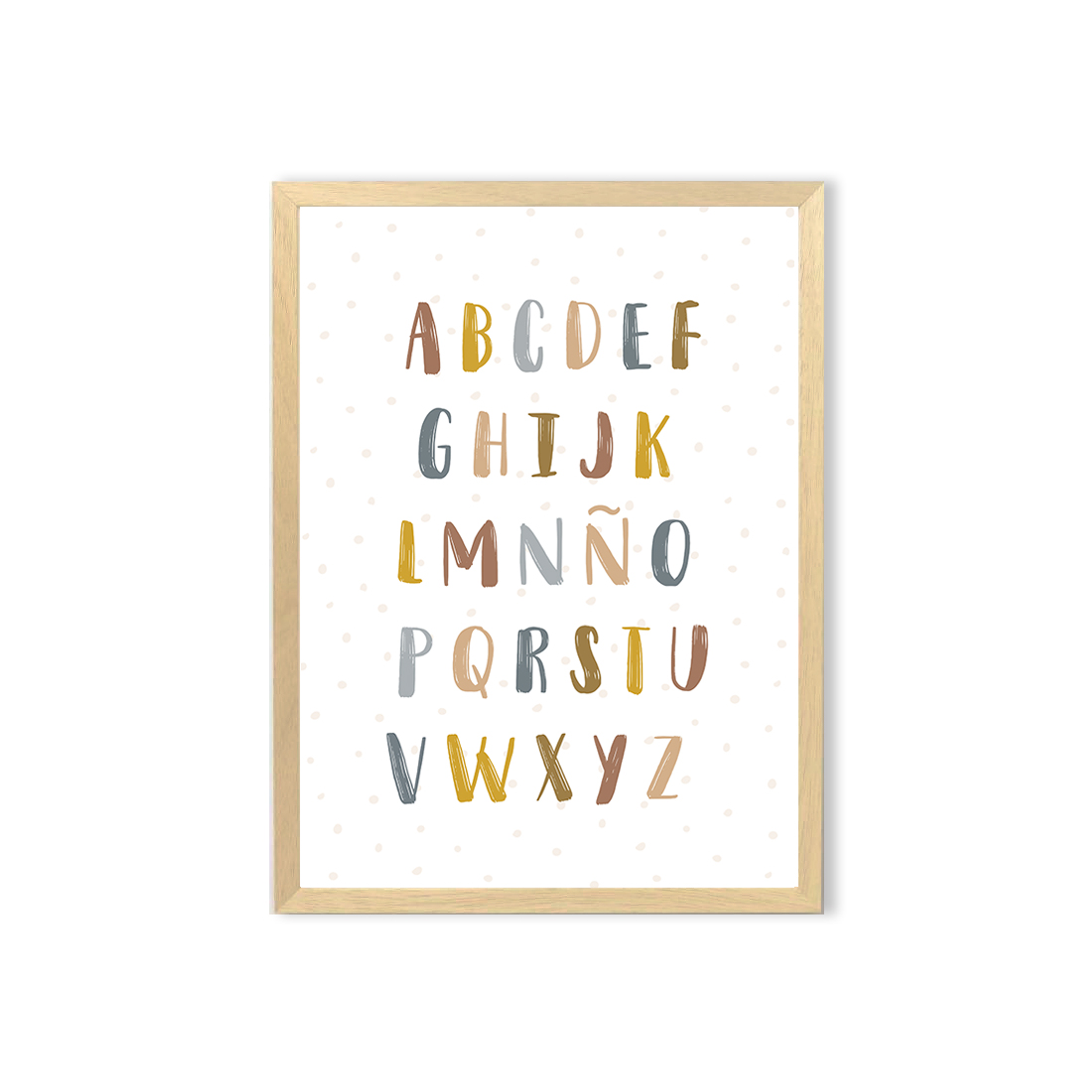 Cuadro ABC aprendizaje / Sunset  1