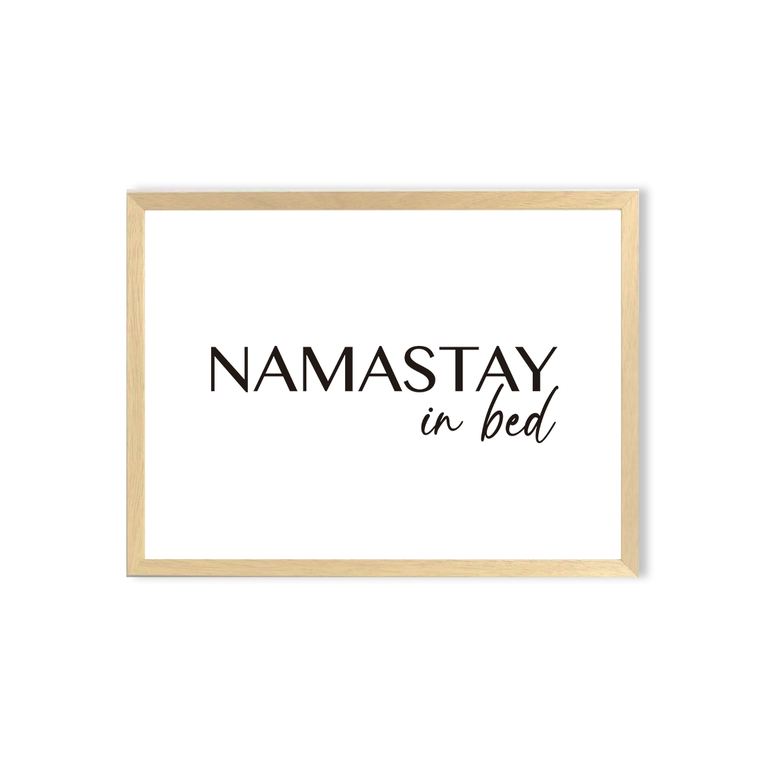 Cuadro Namastay in bed  1