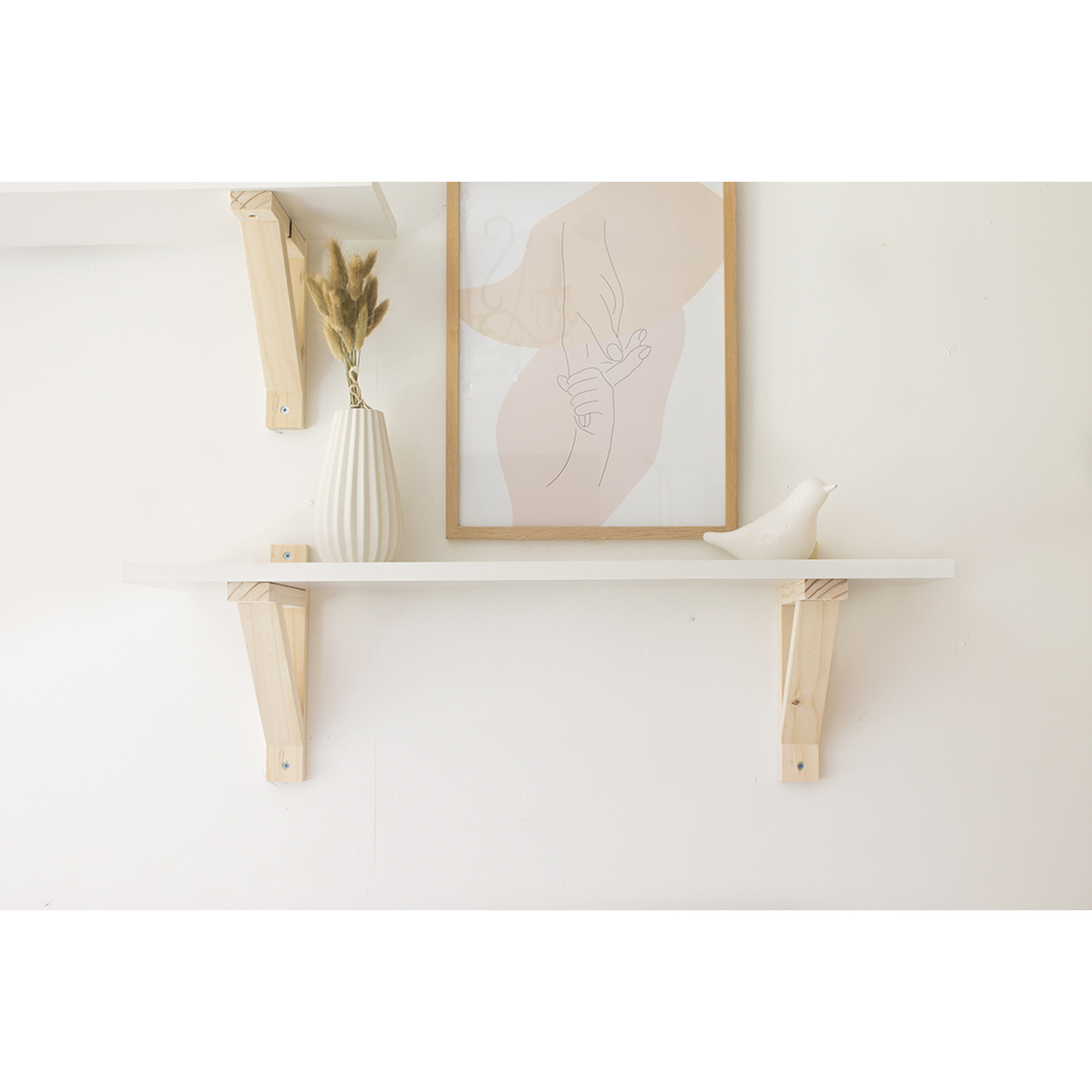 Repisa nórdica - base blanca   1