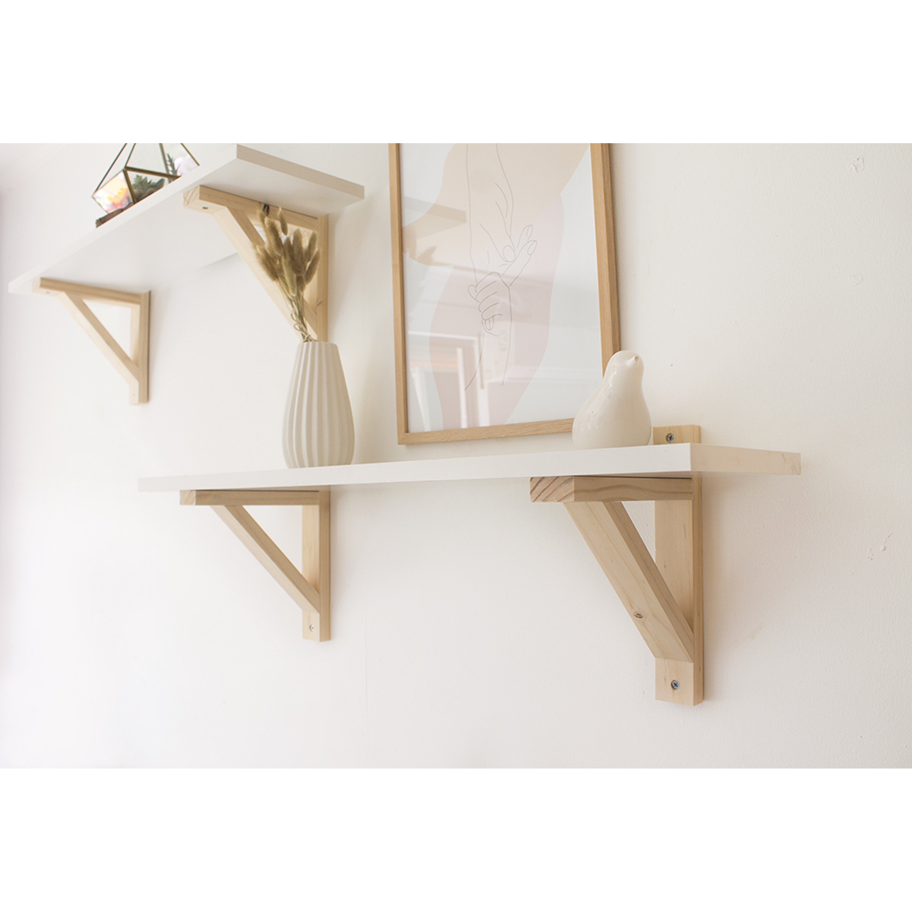 Repisa nórdica - base blanca   2