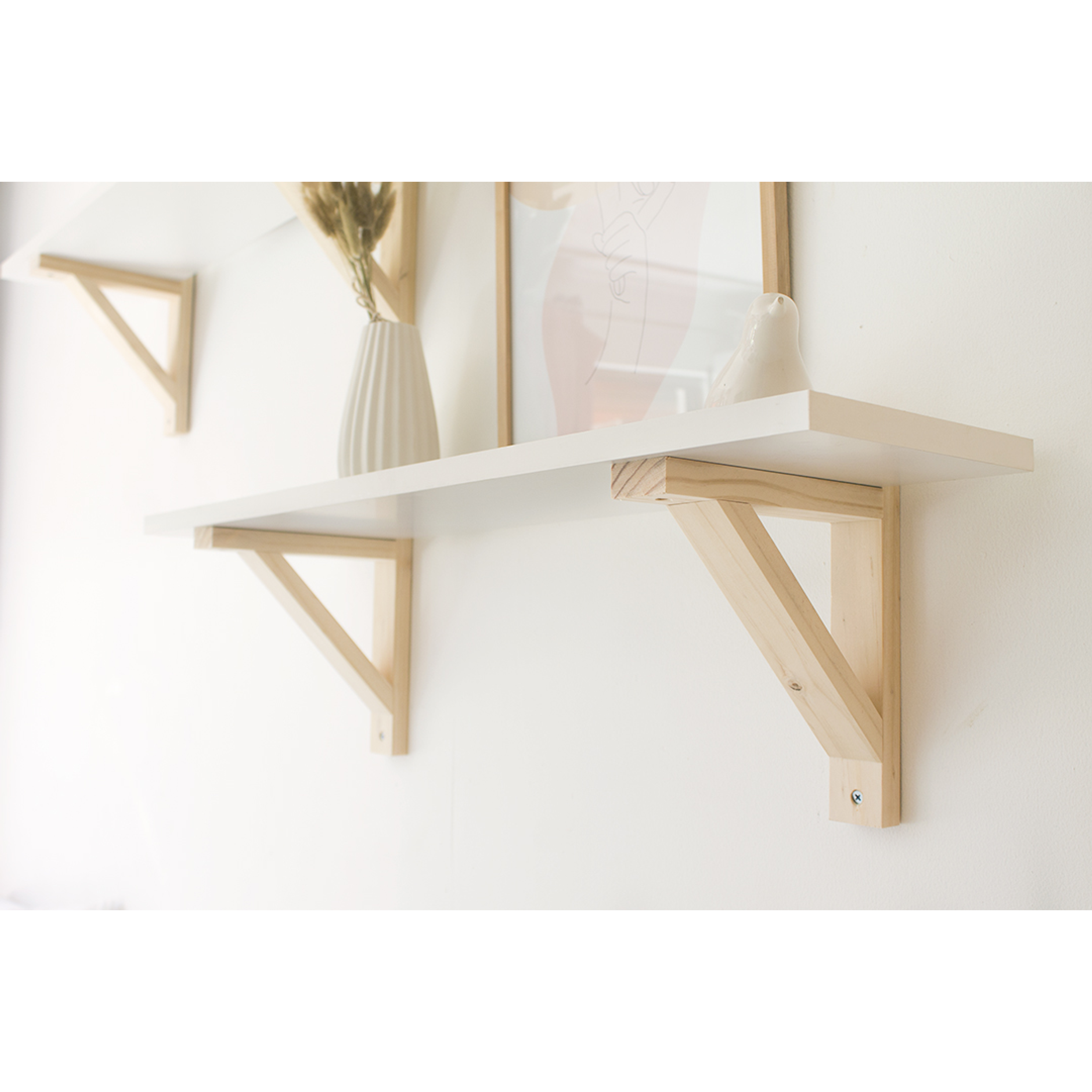 Repisa nórdica - base blanca   3