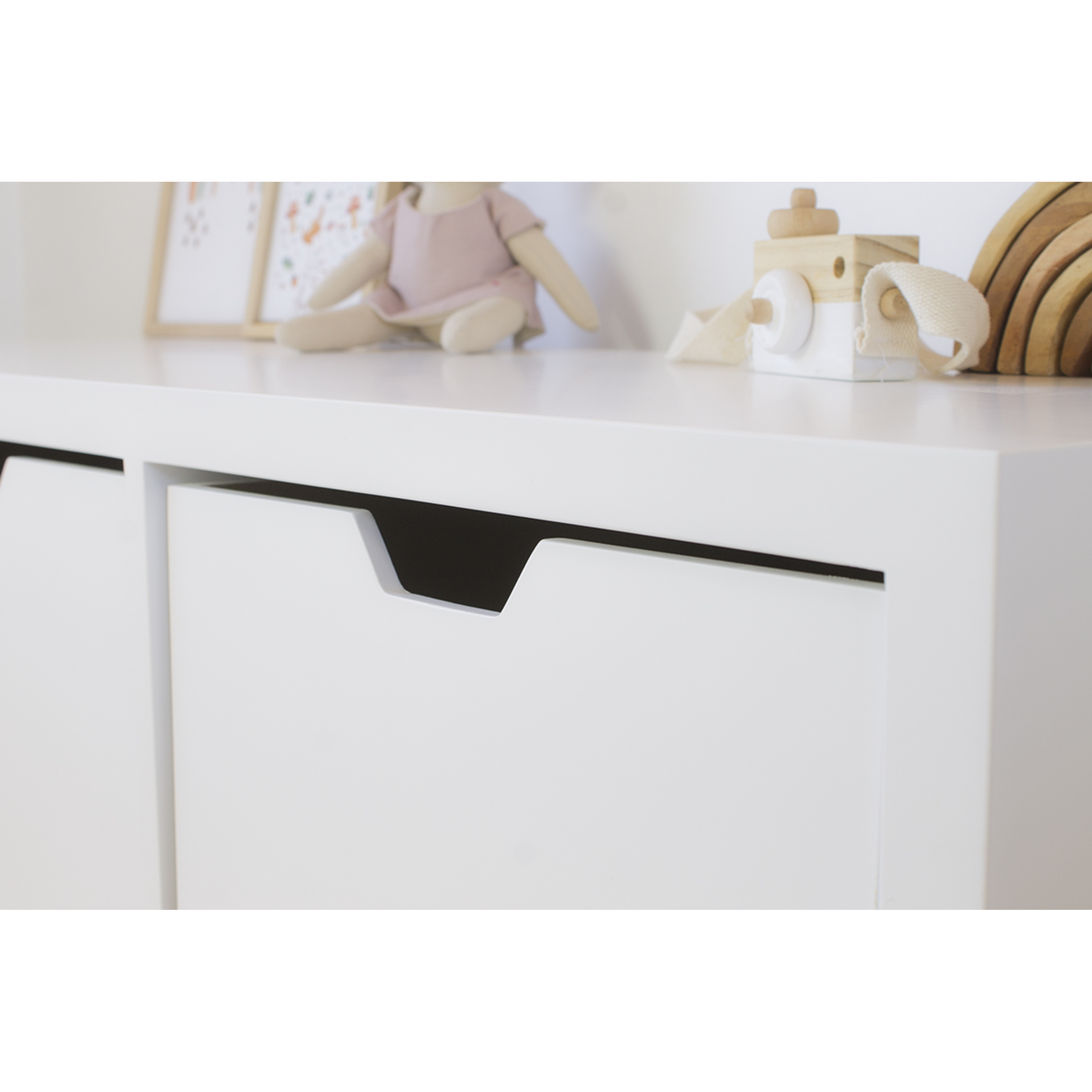 Mueble organizador blanco / cajones con ruedas (opción 2 , 3 , 4 , 5 o 6  cajones)   4