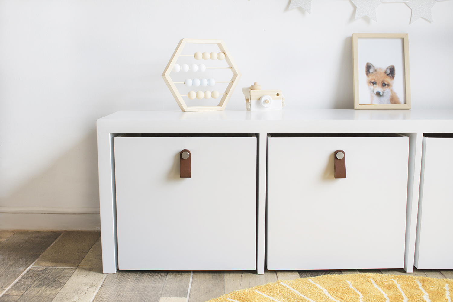 Mueble organizador blanco / cajones con ruedas (opción 2 , 3 o 4 cajones)   6