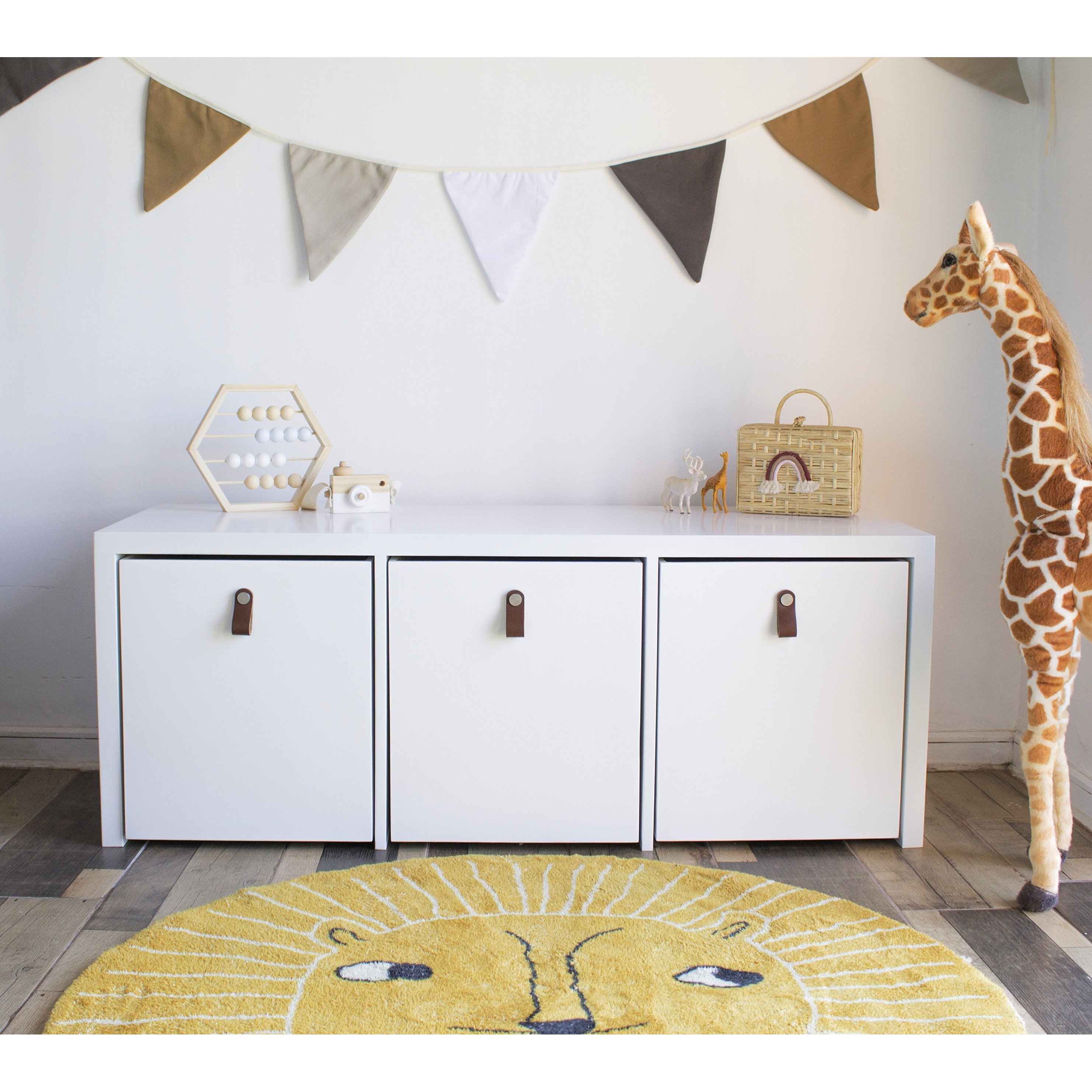 Mueble organizador blanco / cajones con ruedas (opción 2 , 3 , 4 , 5 o 6  cajones)   7