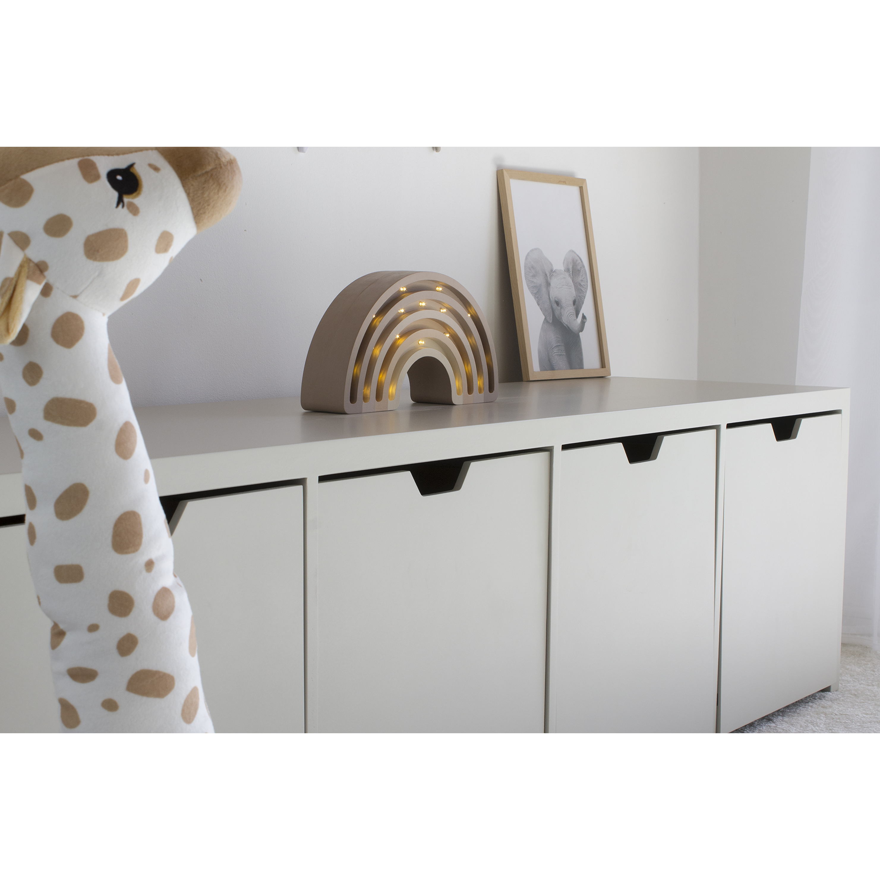 Mueble Juguetero Infantil gris / cajones con ruedas (opción 2 , 3 o 4 cajones)   6