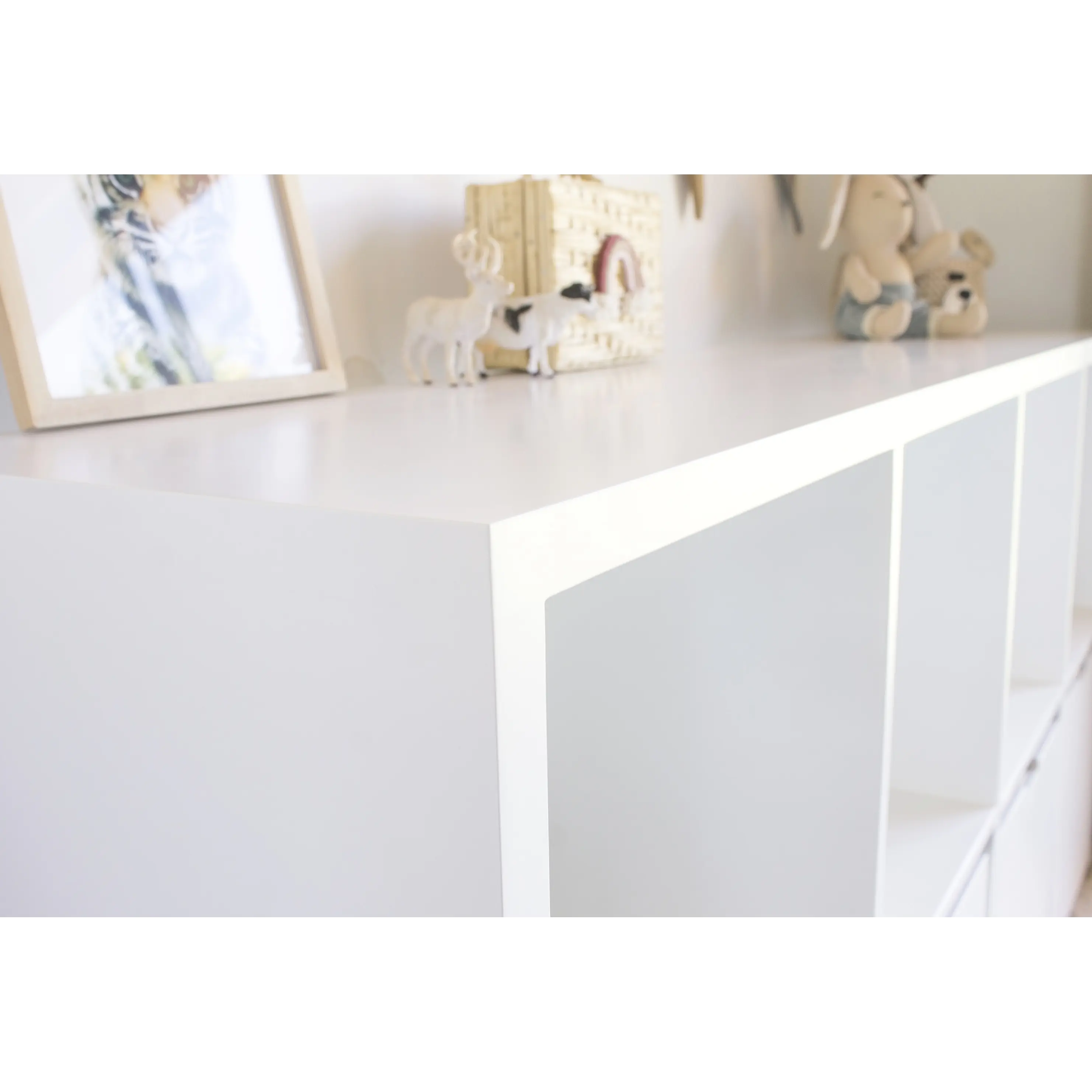 Organizador Infantil 4 espacios horizontal / Blanco   4